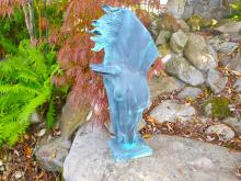 Bronze Skulptur "Pferdekopf"