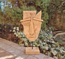Skulptur Maske "Rostro"
