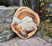 Spiegel aus Akazienholz