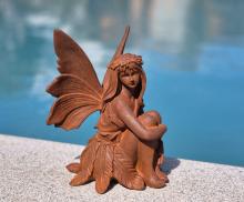 Gusseisen Elfe "Sitzend"