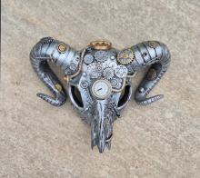 Wandobjekt Steampunk "Büffel"