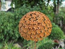 Edelrost Blume Hortensie XXL