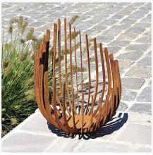 Schmiedeeisen Windlicht "Rost"