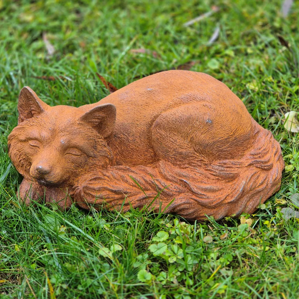 Gusseisen Fuchs "Schlafend"