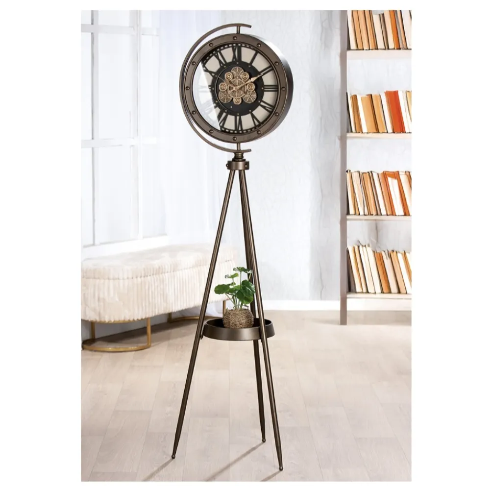 Aluminium Standuhr "Nostalgie"