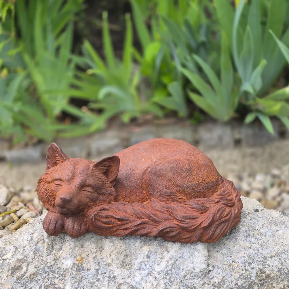 Gusseisen Fuchs "Schlafend"