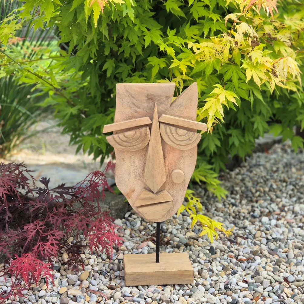 Skulptur Maske "Rostro"