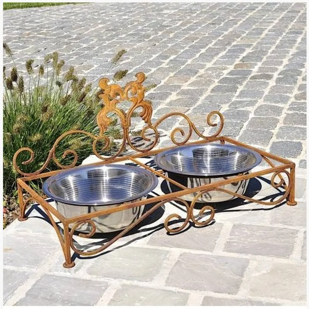 Edelrost Hundefutternapf "Vintage"