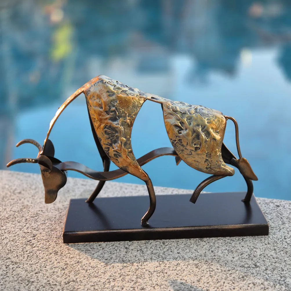 Metall Stier "El Toro"