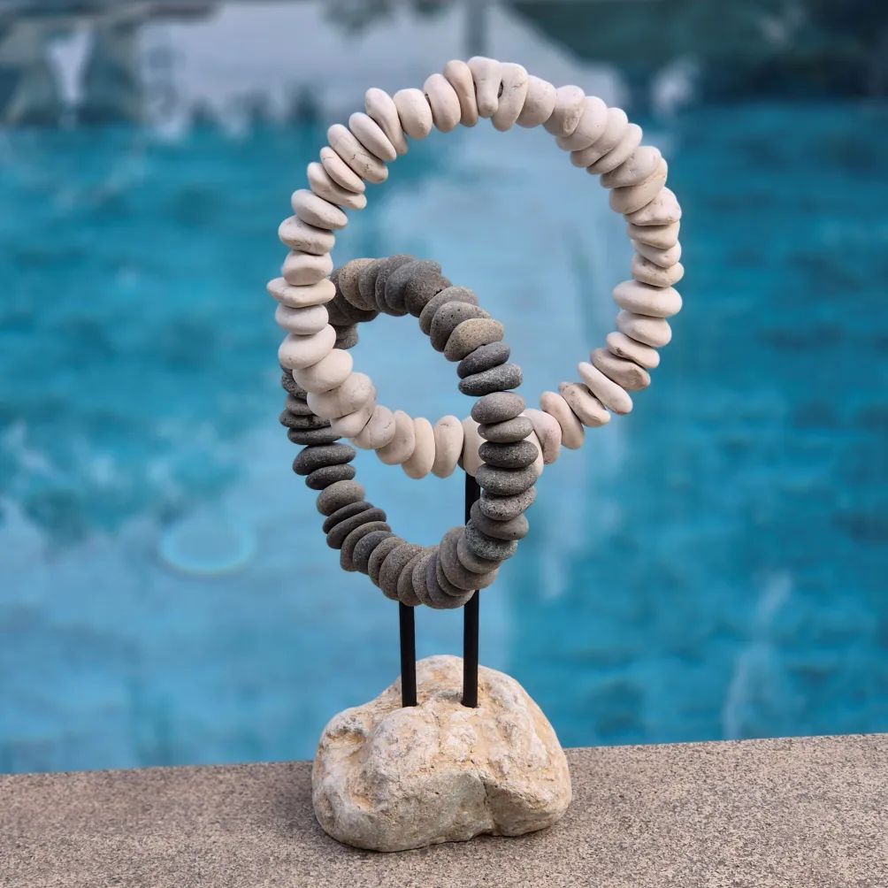 Stein Ringe "Beach Pebbles"