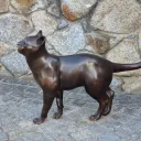 Bronze Skulptur "Katze" XXL